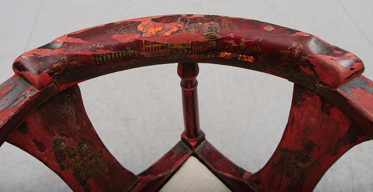 PUDERSTOL, 1700-tal.