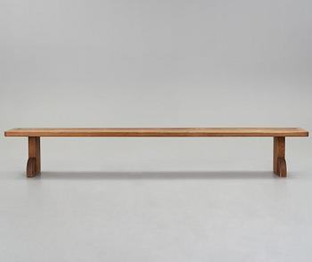 Axel Einar Hjorth, a stained pine "Sandhamn" bench, Nordiska Kompaniet, 1931.