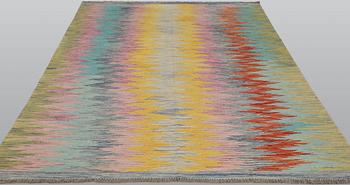 Rug, Kilim, modern design, approx. 249 x 179 cm.