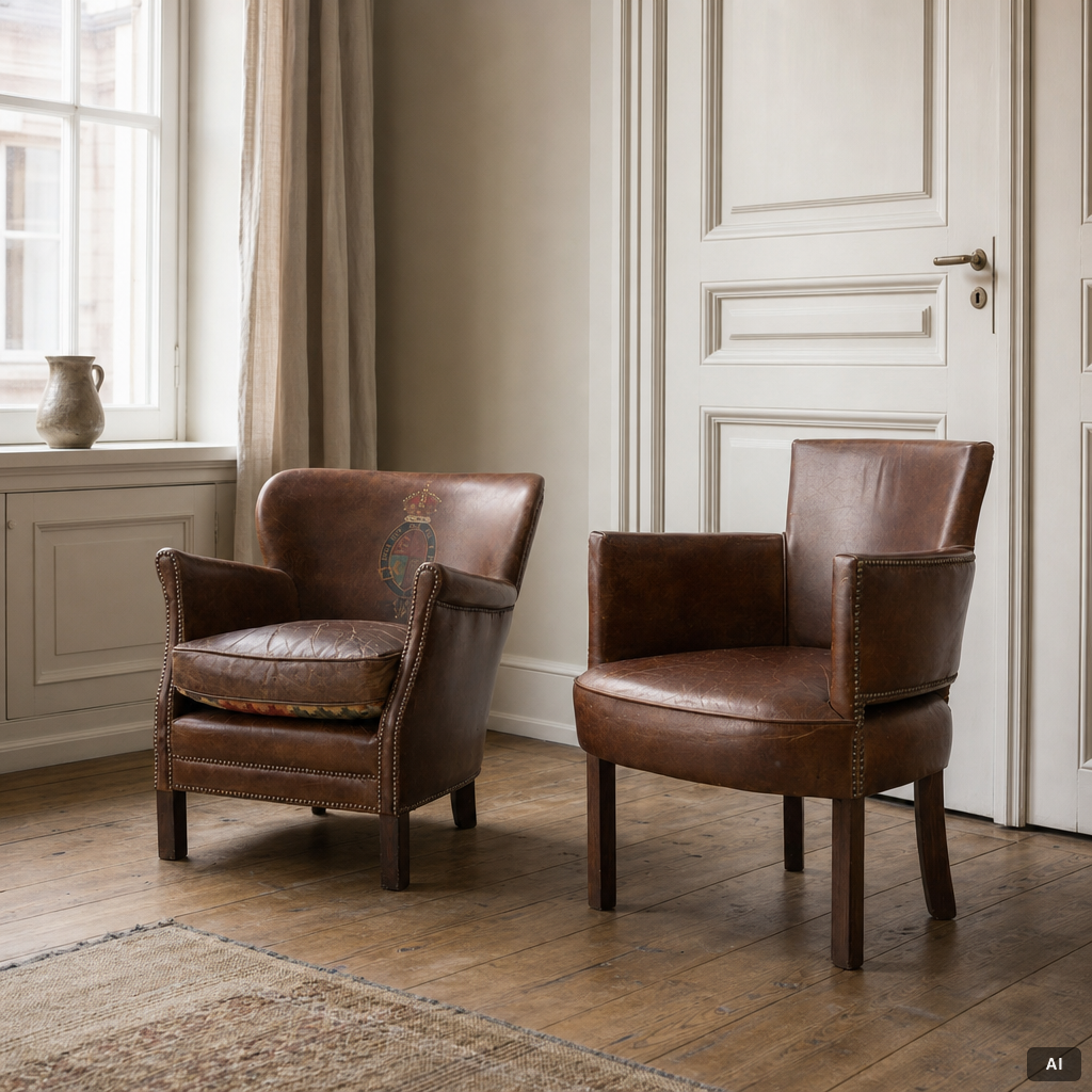 Club chairs, 2 pcs, different models, 2000s.