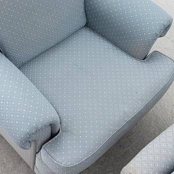 Bröderna Andersson, a pair of 'Oxford' armchairs, second half of the 20th Century.