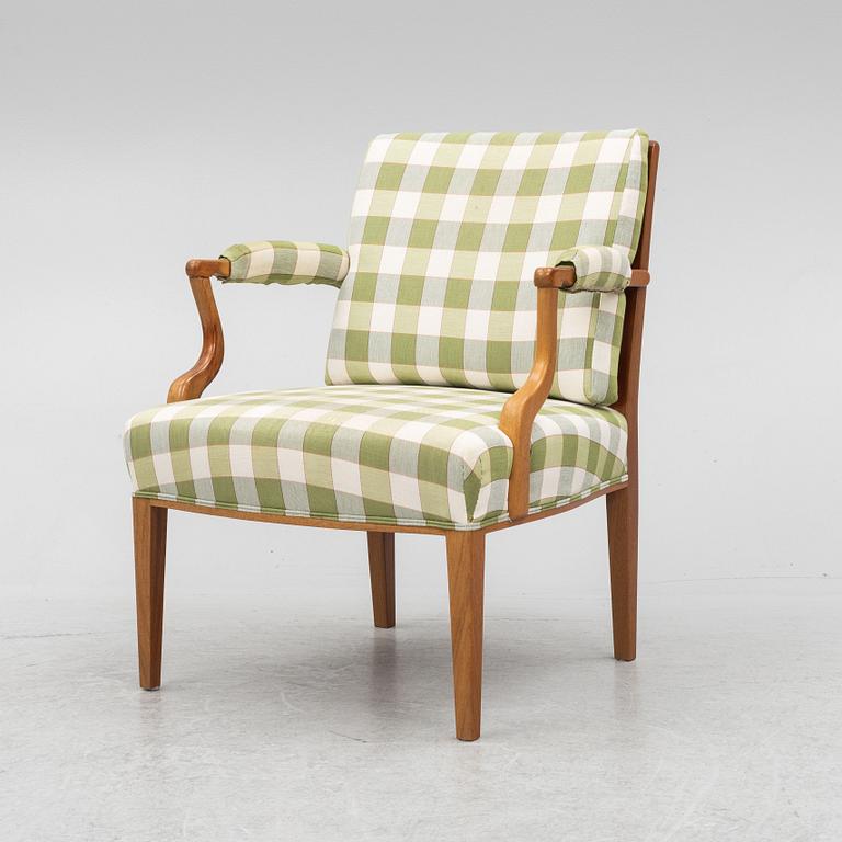 Josef Frank, a model '969' chair, Firma Svenskt Tenn, late 20th Century.