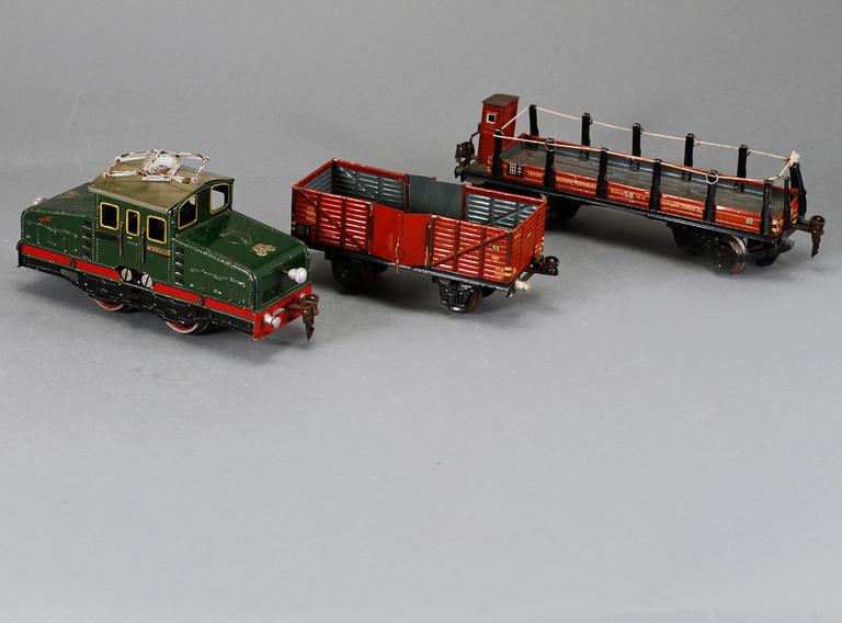 TÅGSET, 3 delar, Märklin, Tyskland, 1900-tal.