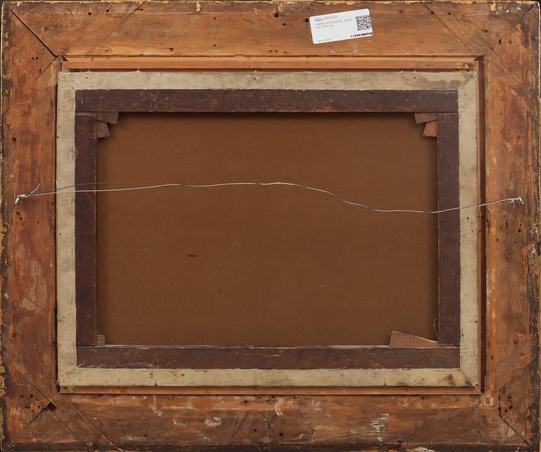 OKÄND KONSTNÄR, olja på duk, 1800-tal.