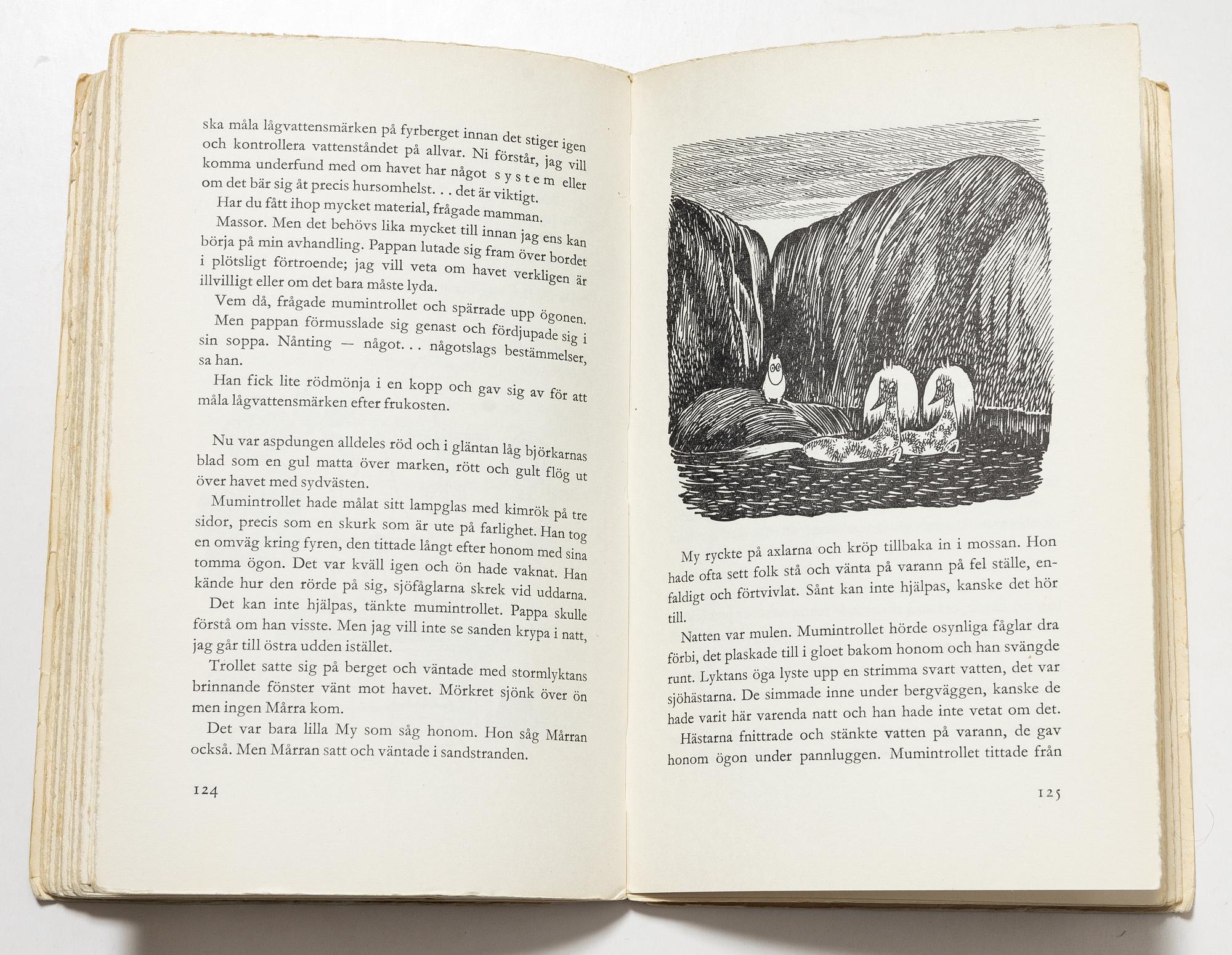 Tove Jansson, teckningar, 2 st.