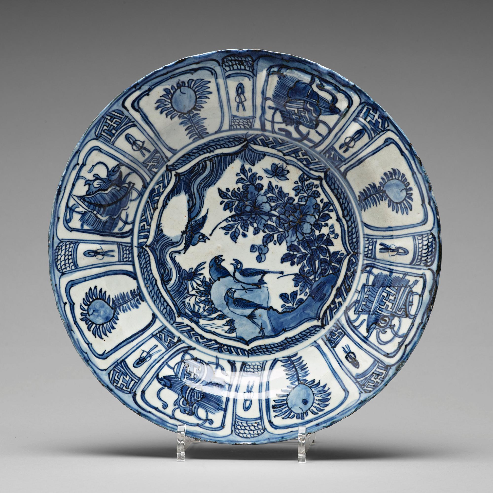 FAT, kraakporslin. Mingdynastin, Wanli (1572-1620).