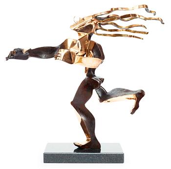 315. Timo Solin, Springande kvinna.