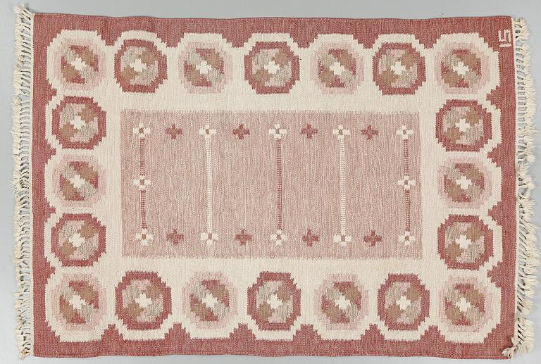 MATTA, rölakan, Ingegerd Silow, monogramsignerad, 1900-talets andra hälft, ca 187 x 136 cm.