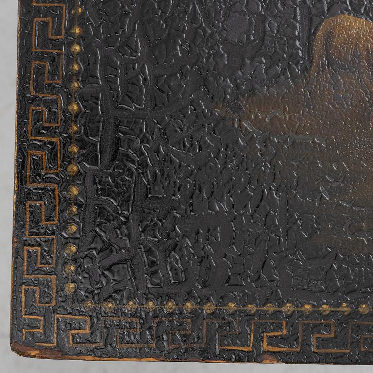 A late Gustavian tilt-top table from J. N. Asplinds workshop in Falun (1785-1820).