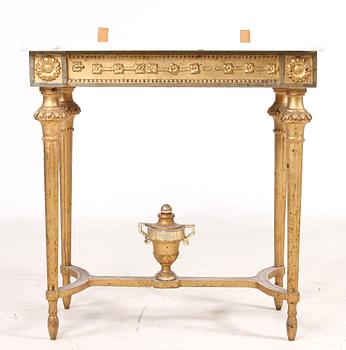 KONSOLLBORD, sengustavianskt, 1700-talets tredje kvartal.