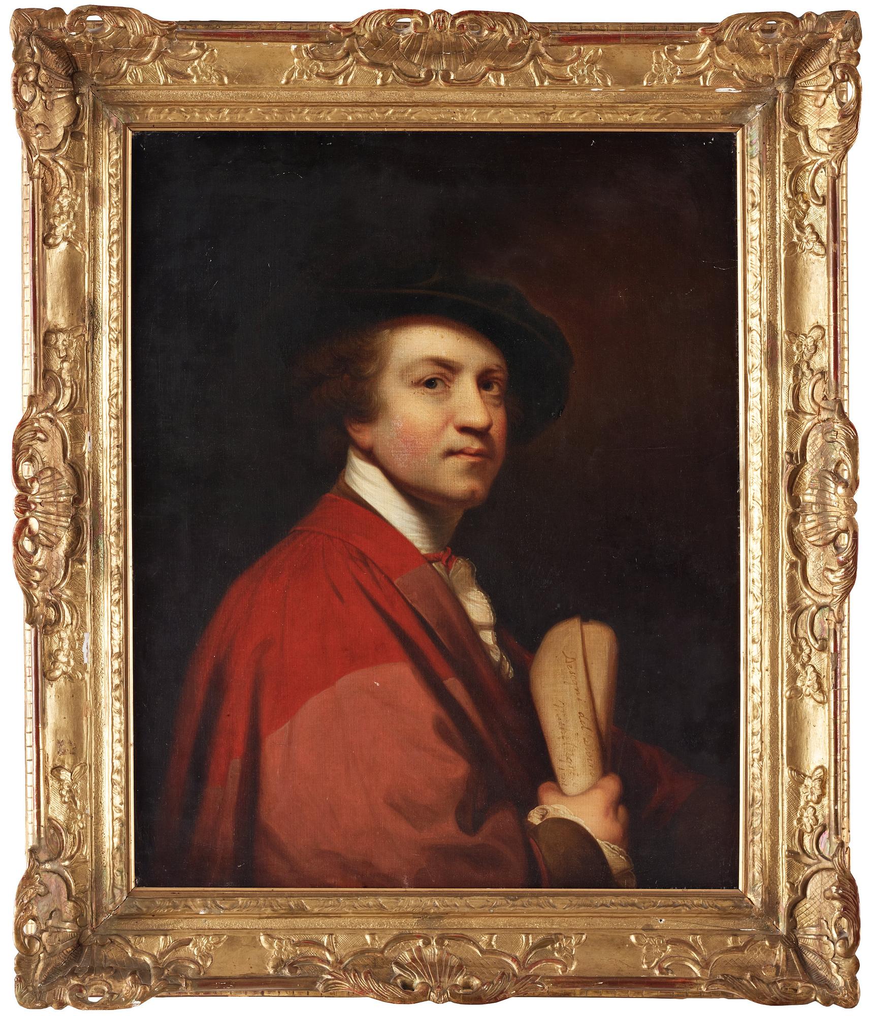 Joshua Reynolds His studio, Self Portrait.