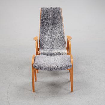 Yngve Ekström, a lounge chair with ottoman "Lamini", Swedese Möbler AB, Sweden. 2006.