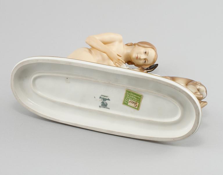 FIGURIN, porslin, Carl Werner, Hutschenreuther, 1900-talets första hälft.