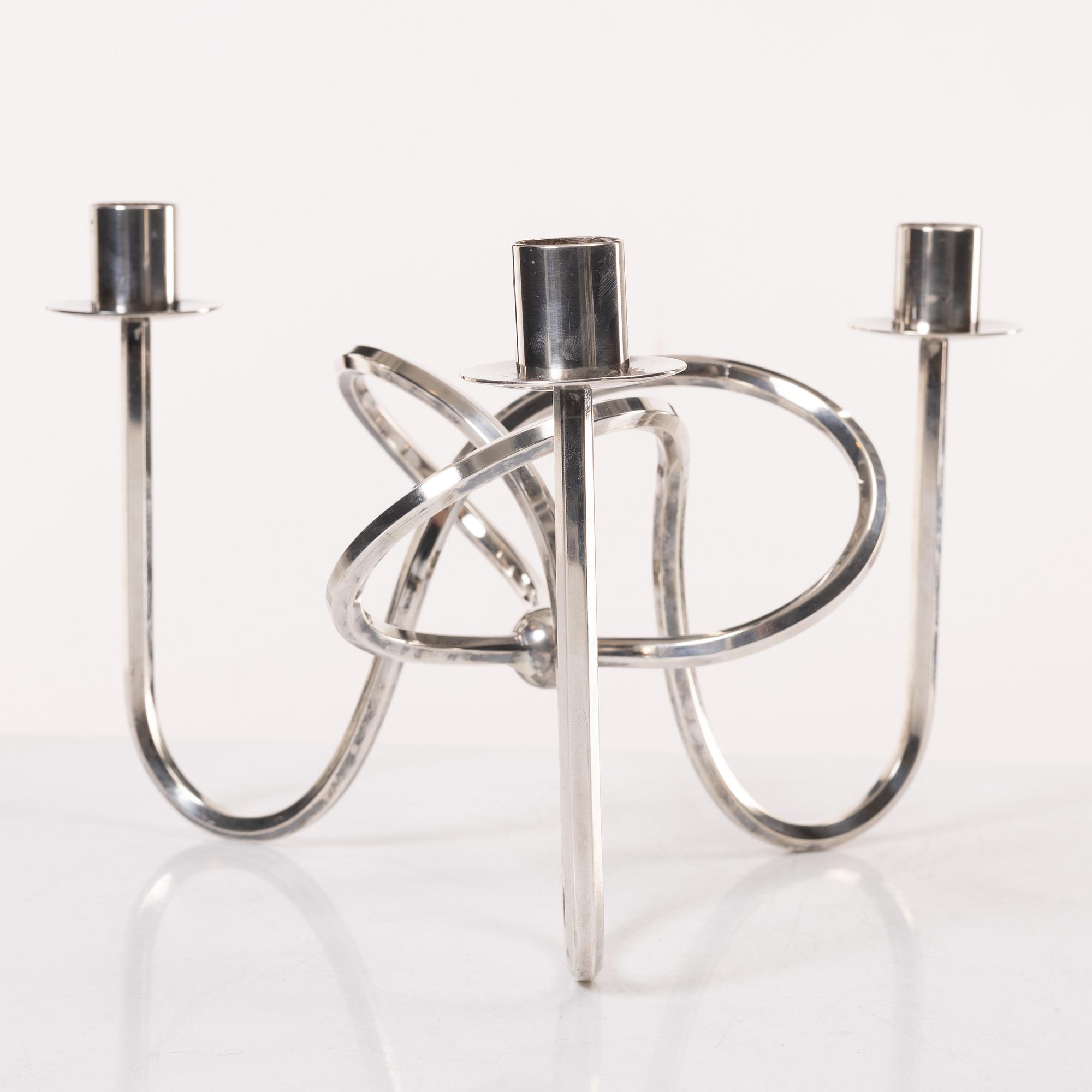 Josef Frank, a 'Vänskapsknuten' candelabrum, Svenskt Tenn.