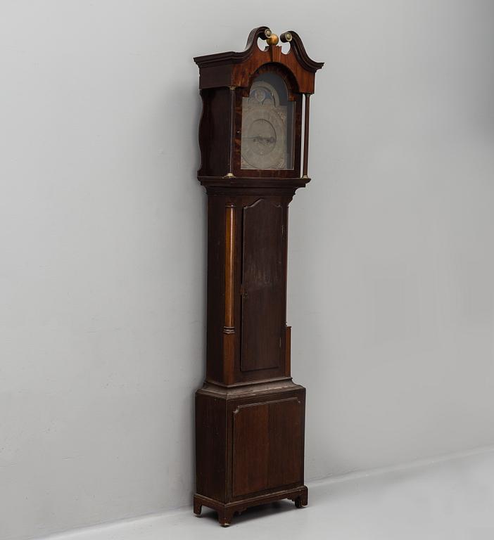 A Dutch longcase clock, 18th / 19th century.