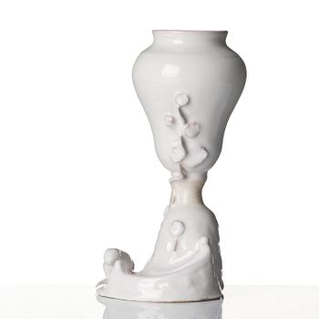 A Swedish Marieberg faience vase, 18th century.