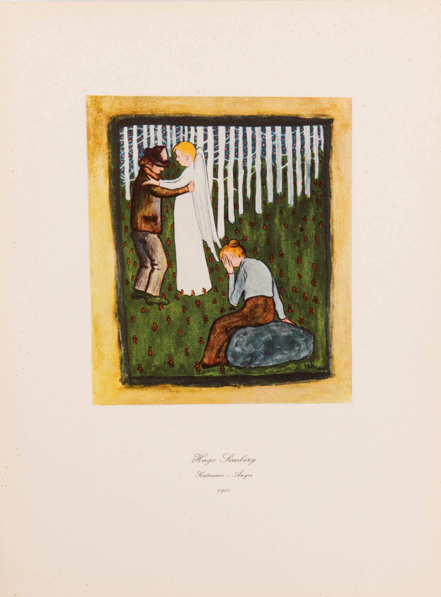 HUGO SIMBERG, after, a folder with 20 off-set printings, WSOY Porvoo 1952.