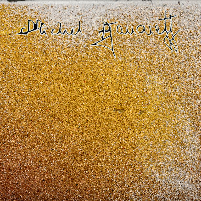 MICHEL DJANAIEFF, emalj på plåt, sign.