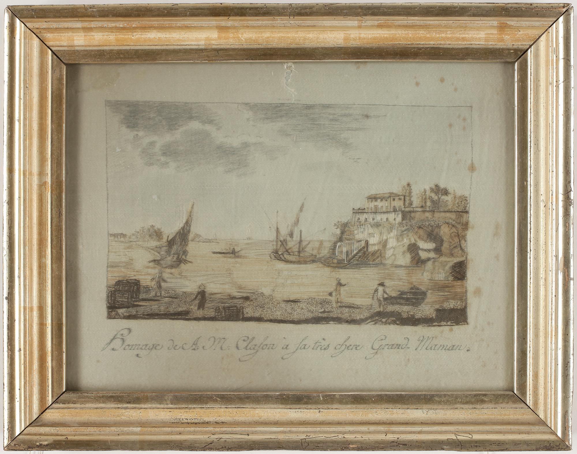 BRODERAD TAVLA, 1700-/1800-tal.