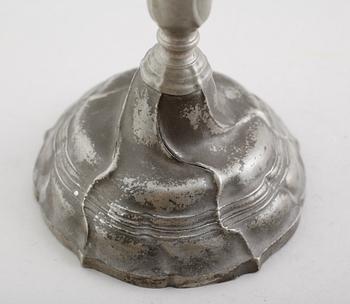 LJUSSTAKE, tenn, Johan Gustaf Ryman, Stockholm 1771.