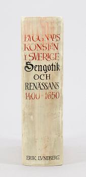 BOK, "Byggnadskonsten i Sverige, sengotik och renässans 1400-1650" av Erik Lundberg. Numr uppl 291/300. Stockholm 1948.