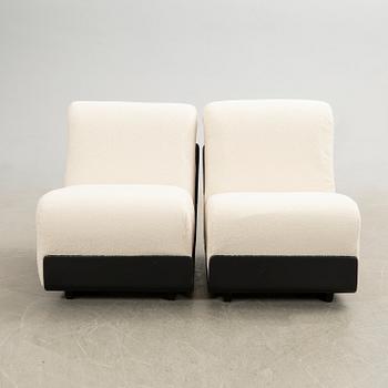 Armchairs, a pair, second half of the 20th century.