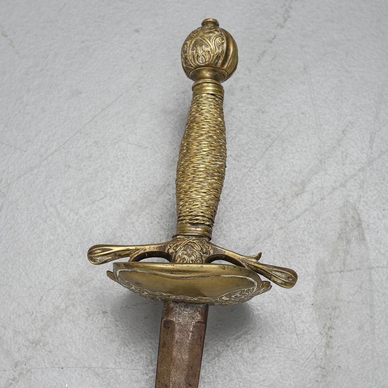 A composite officer's sword, 18th - and 19th Century.