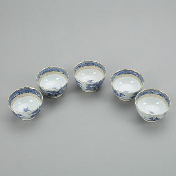 SERVISDELAR, 6 delar, Kina, Qing dynastin, omkr år 1800.