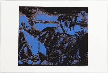 CHANNA BANKIER, mapp med 8 färgserigrafier, signerade och numrerade EA 7/25 .