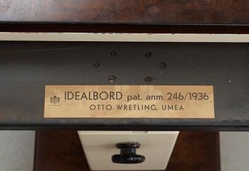 BORD, "Idealbordet" Otto Wretling, Umeå 1930-tal, för K.A. Andersson Matt- och Möbelaffär, Sala.