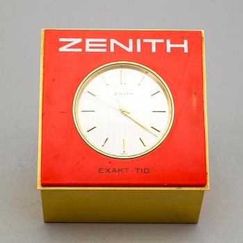 ZENITH, "Exakt Tid", s.c, Exact Time", mantle clock, 100 x 100 x 120 mm,