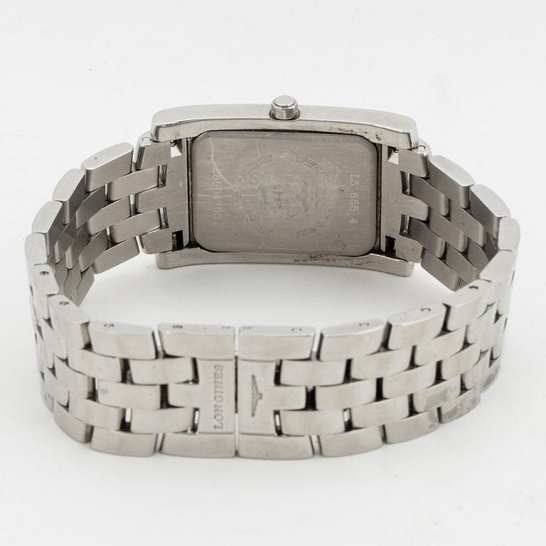 LONGINES, EFC, armbandsur, 26,5 x 30 mm.