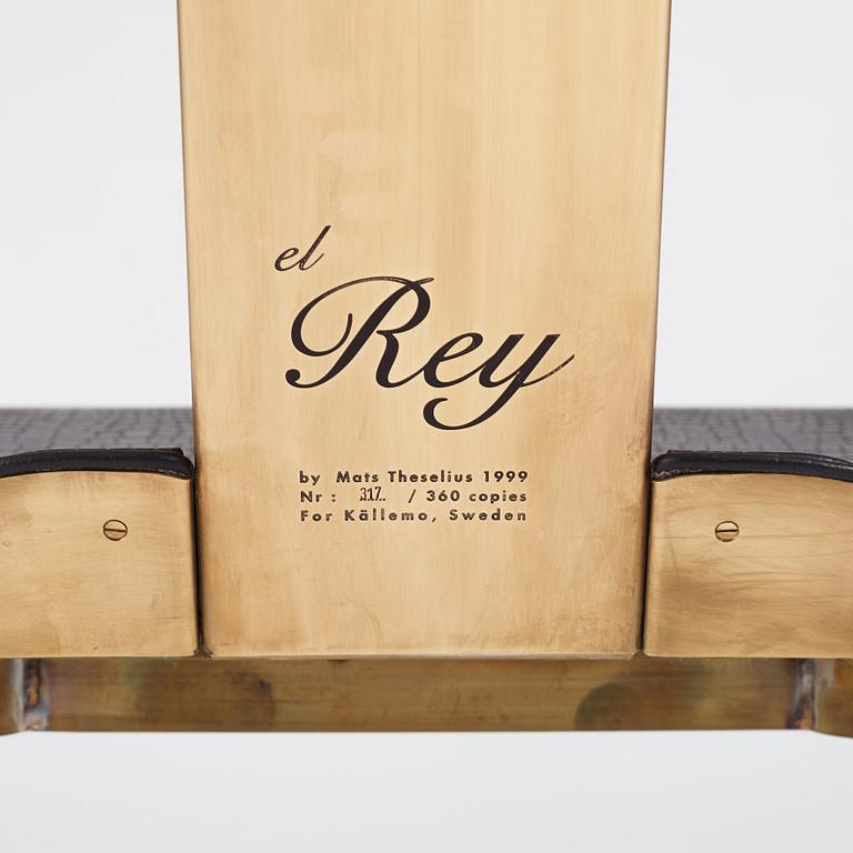 Mats Theselius, an "El Rey" armchair, ed. 317/360, for Källemo, Sweden post 1999.