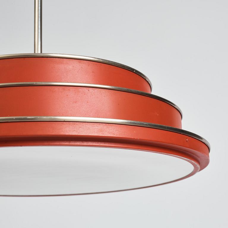 Erik Tidstrand, a ceiling lamp, model "28307", Nordiska Kompaniet, 1930s.