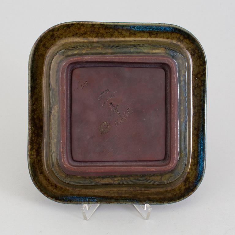 A Wilhelm Kåge 'Farsta' stoneware dish, Gustavsberg Studio.