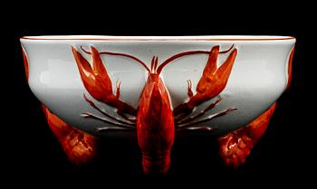 KRÄFTSERVISDELAR, 16 st, flintgods, Rörstrand.