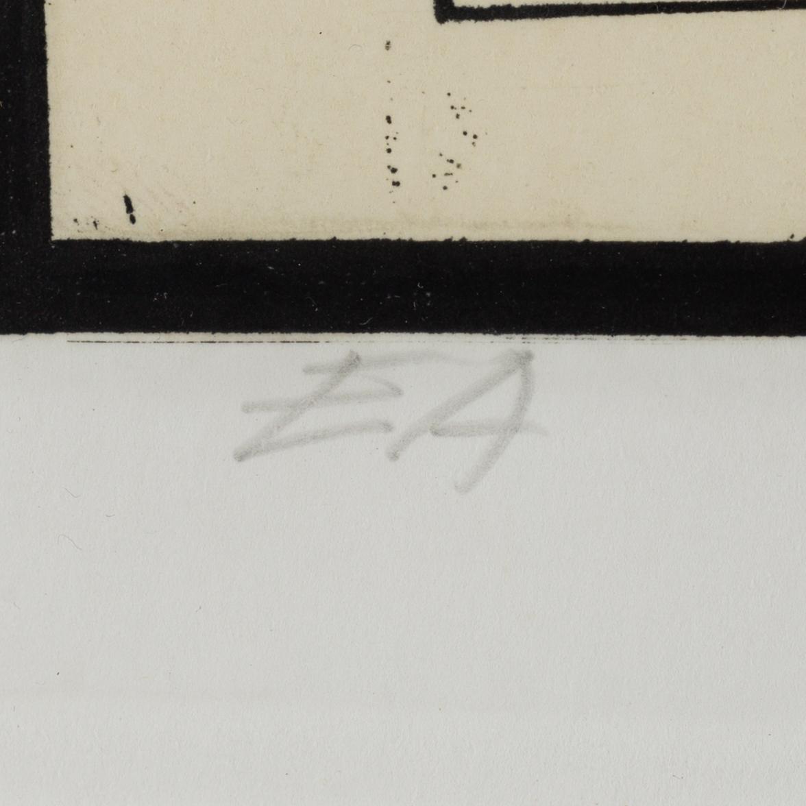 ALBERT JOHANSSON, lithograph in colours, signed, EA.