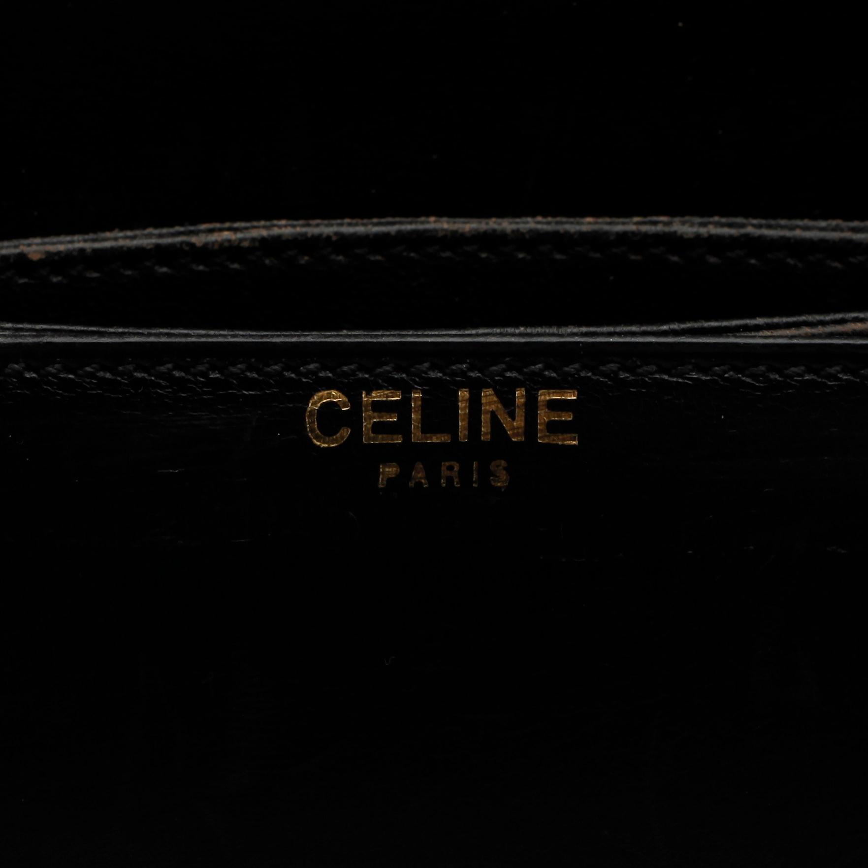 HANDVÄSKA samt PORTMONNÄ, Celine, 1900-talets andra hälft.