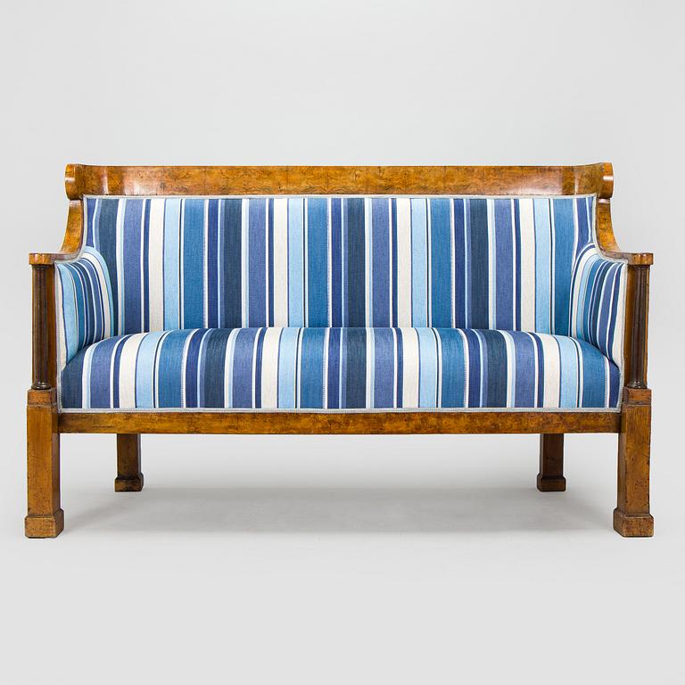 Soffa, biedermeier, Wien 1800-talets mitt.