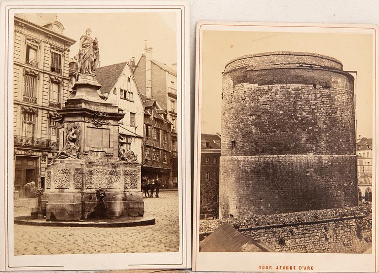 Photographs 8 pcs late 19th century France/Italy.