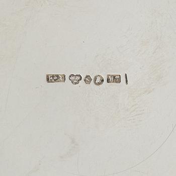 Four Swedish Silver Boxes, including mark of  Lorenz Georg Weis, Norrköping 1823.