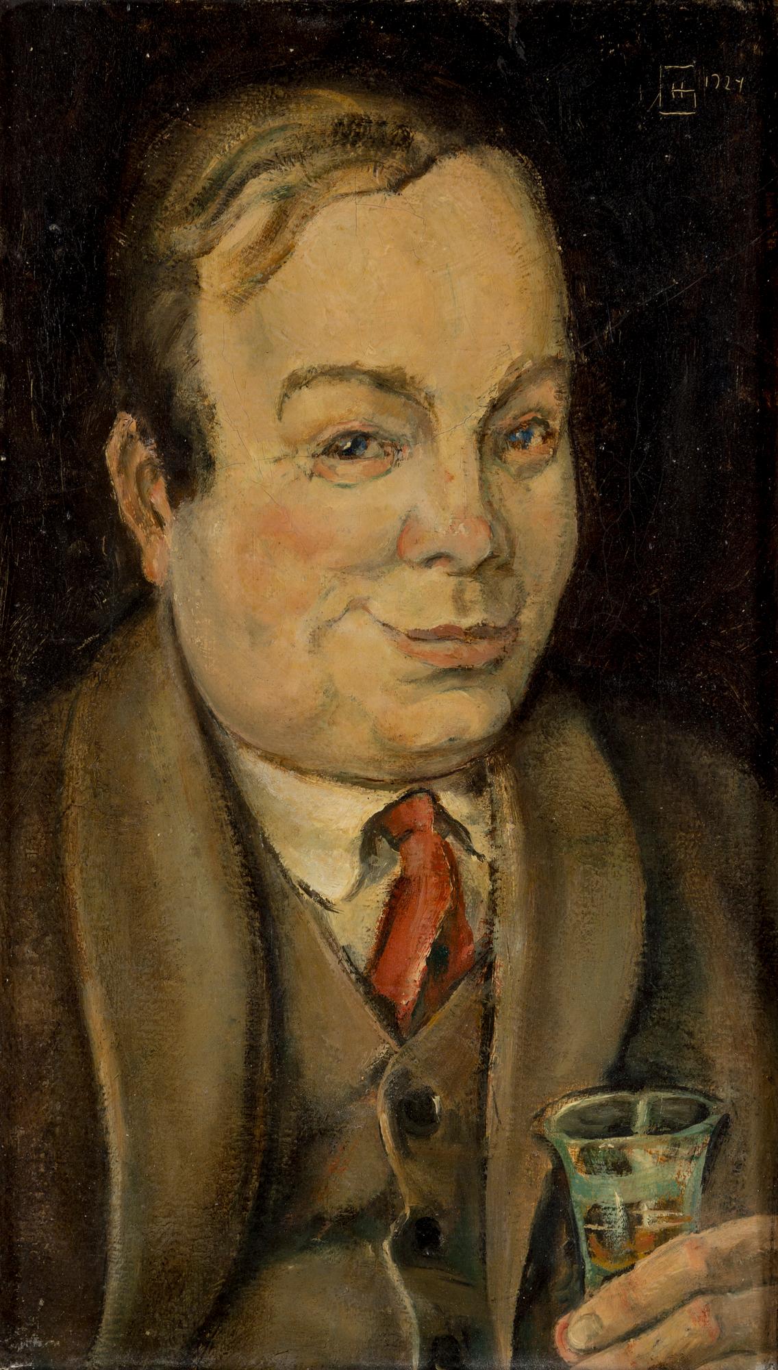 HUGO GEHLIN, Oil on canvas, signed and dated 1924.