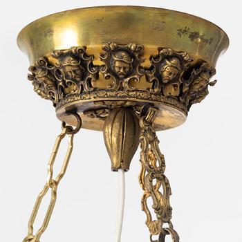 A chandelier, late 19th Century.