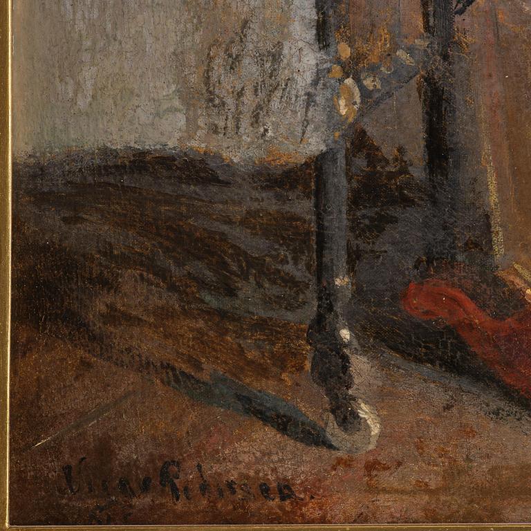 Viggo Pedersen, "Girl by the Cradle".