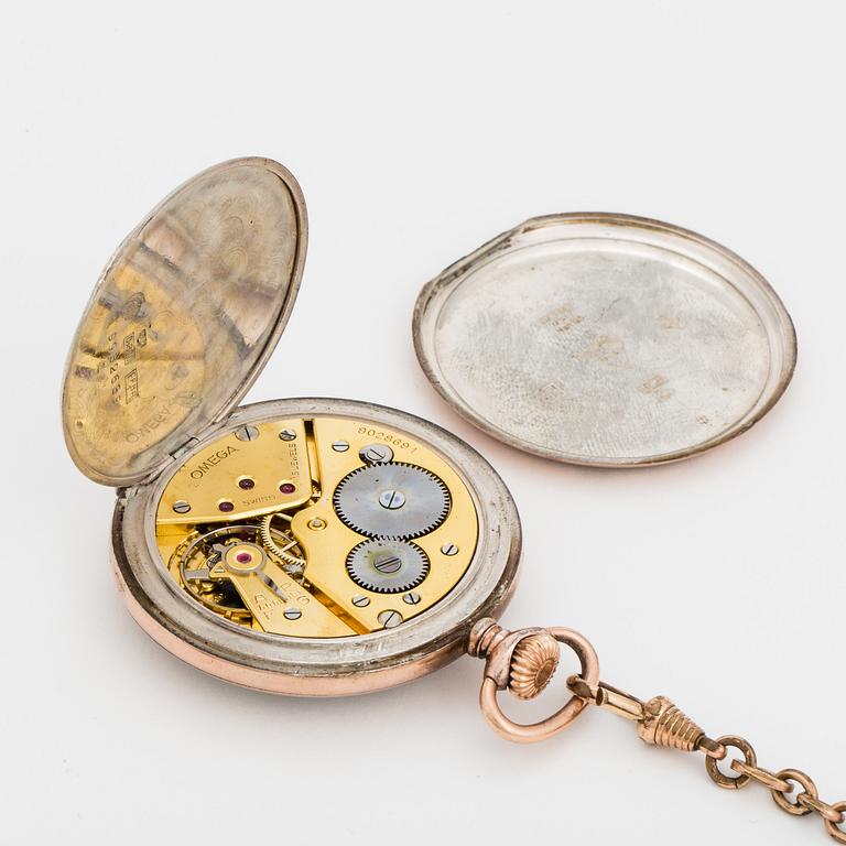 OMEGA, pocket watch, 49 mm,