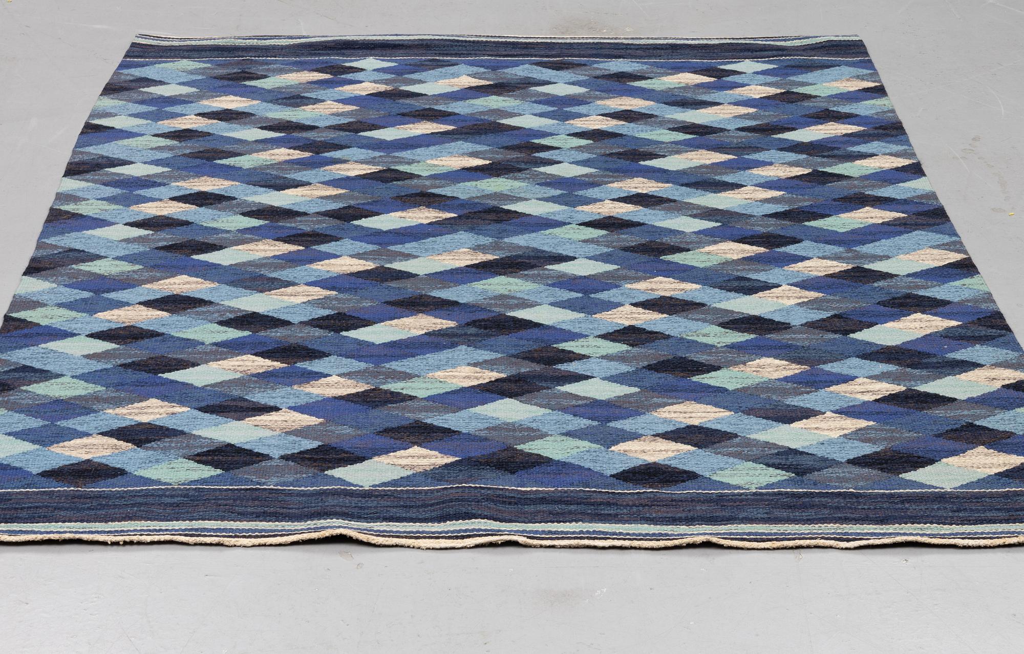 Elsa Gullberg, possibly, a carpet, tapestry weave, ca 228 x 183 cm, Sweden.