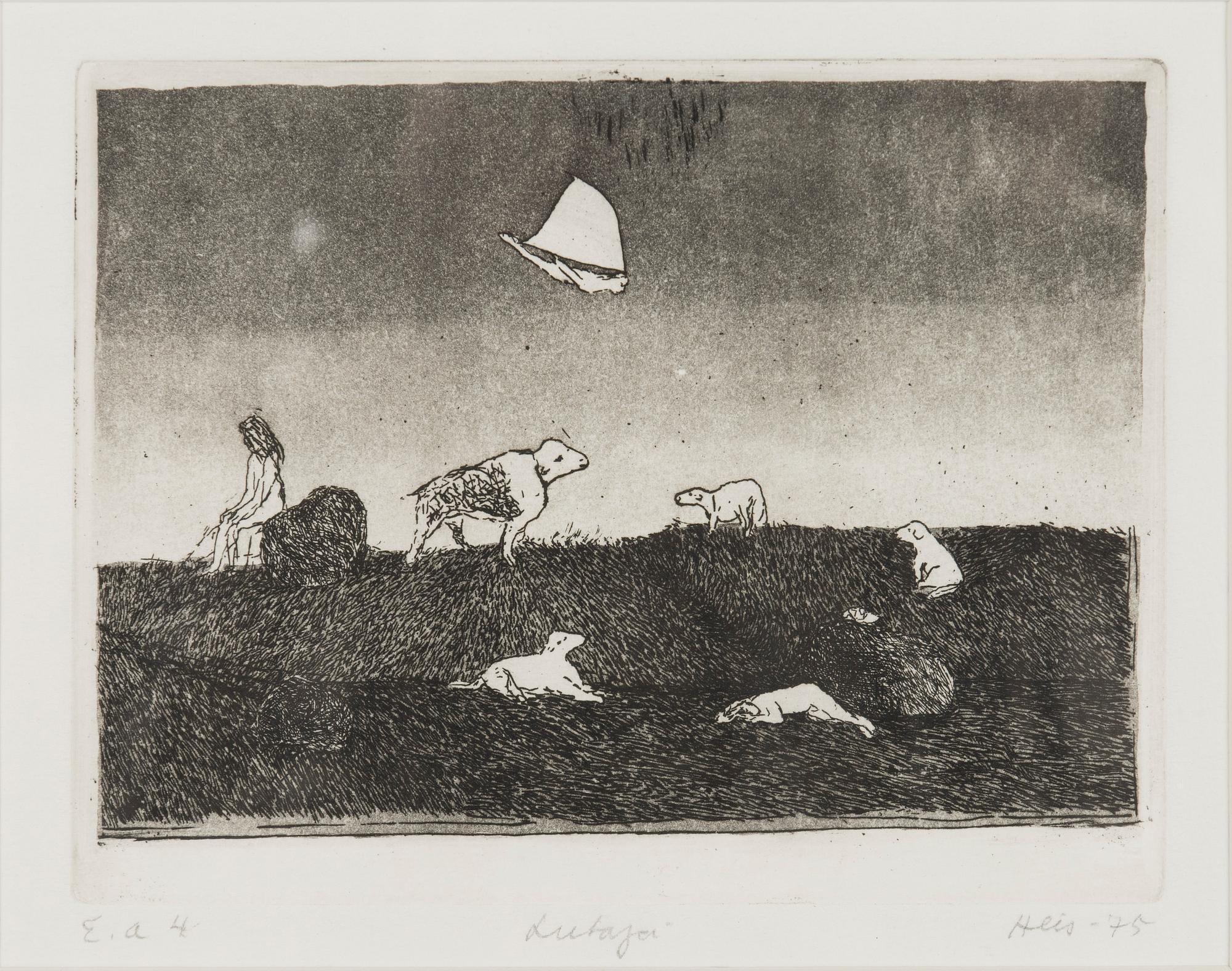 Outi Heiskanen, Etching, 2 pcs.