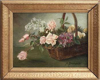 AUGUST HENRI BERNARD, olja på duk, sign.