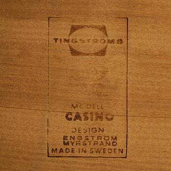 HALLMÖBEL, "Casino", Engström och Myrstrand, Tingströms, 1900-talets andra hälft.
