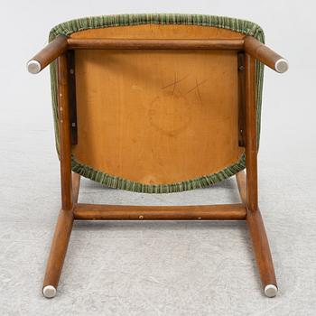 Henry Rosengren Hansen, chairs, set of 6, Brande Møbelfabrik, Denmark, 1960s.